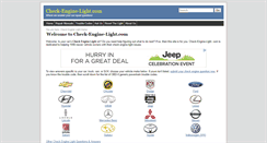 Desktop Screenshot of check-engine-light.com